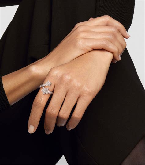 chanel white gold ring|Chanel diamond rings for women.